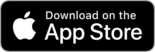 Apple logo and text 'Download on the App Store' on a black background.
