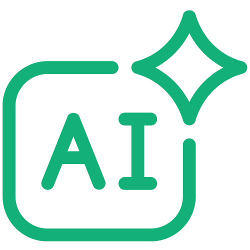 Flexio AI support systems icon representing intelligent healthcare automation and virtual assistance
