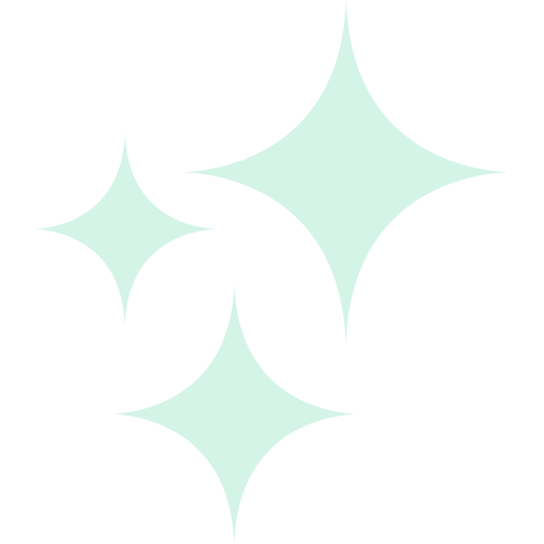 Flexio sparkle icon representing AI-enhanced automation, innovation, and improved healthcare logistics experience