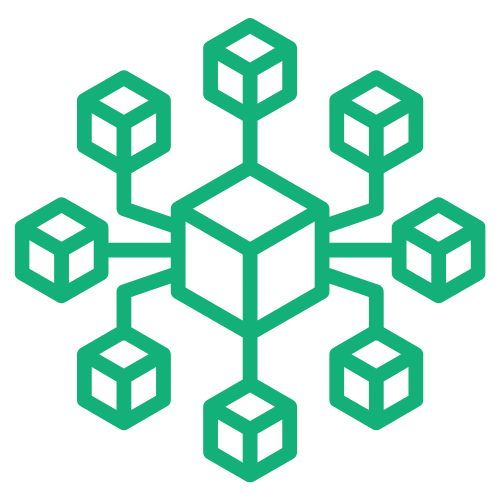 Flexio integrations and usage icon representing connected healthcare logistics systems and seamless partner network