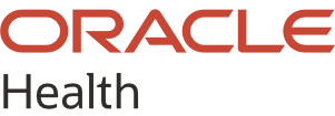 Oracle Health logo with red and black text